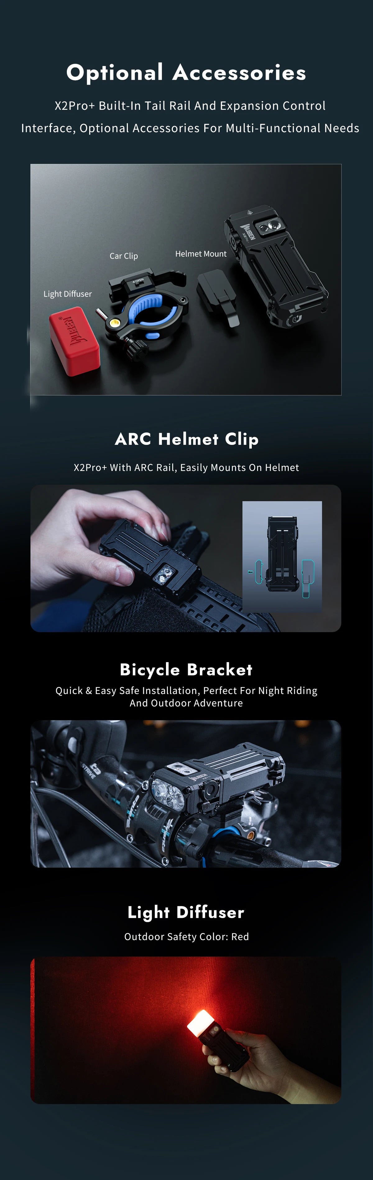 WUBEN X2 PRO+ 1500 Lumen USB-C EDC Flashlight – Dual 920mAh Battery, Pocket Clip & Magnetic Tail