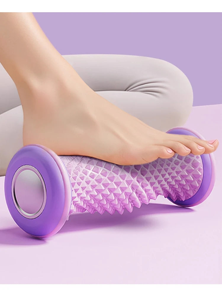 Foot Massage Roller — Plantar Acupressure Shiatsu Massager for Calf & Feet Relief