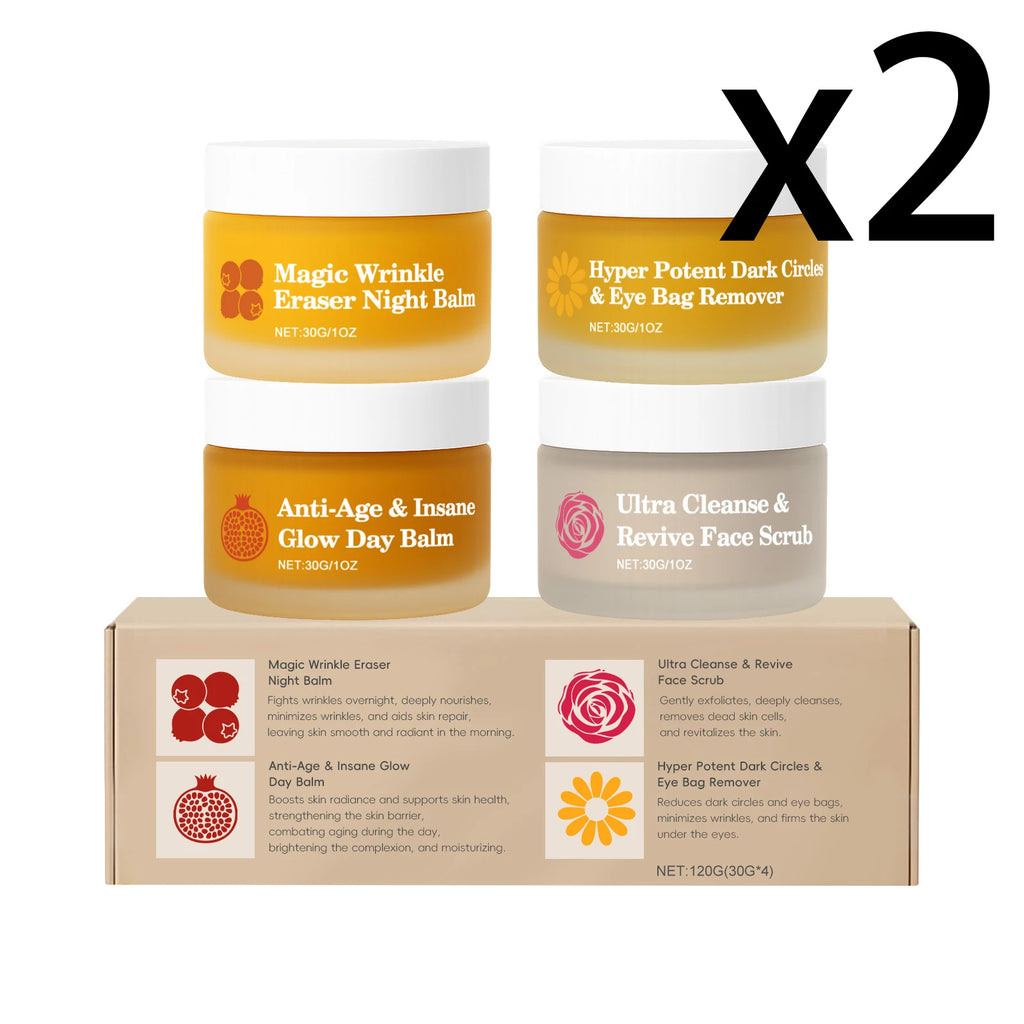 Day & Night Skincare Set – 4-Piece Brightening Barrier Repair Combo