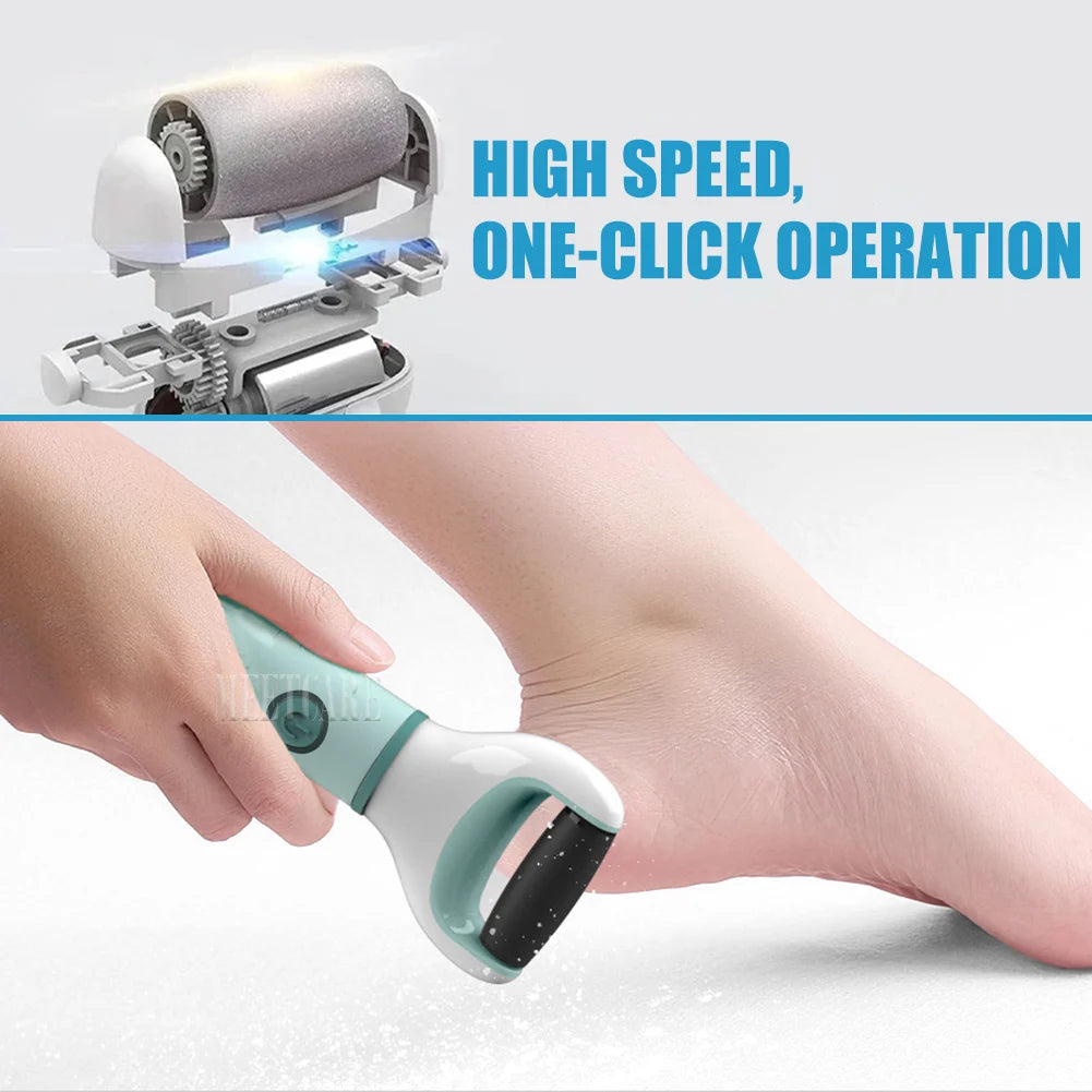 Electric Foot Grinder & Callus Remover – Dead Skin Scrubber for Cracked Heels