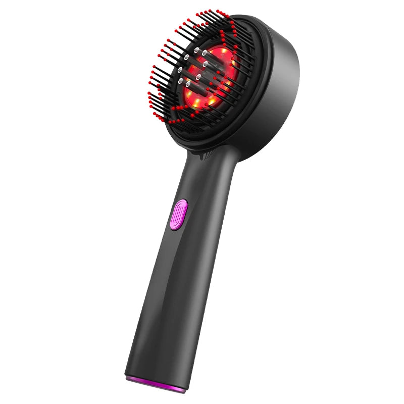Red Light Therapy Scalp Massage Comb — Anti-Hair Loss LED Hair Growth Device