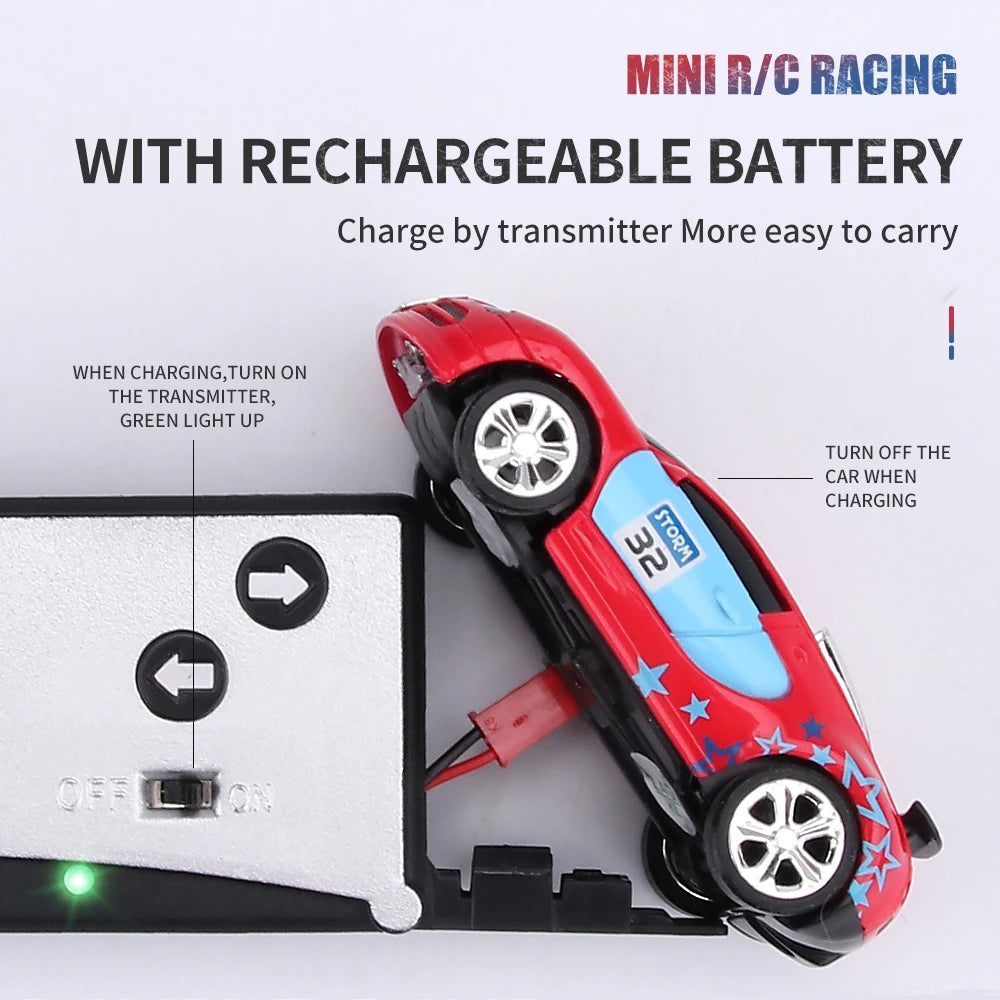 1:58 Scale Mini RC Car – Bluetooth Drift Buggy in Collectible PVC Can Pack