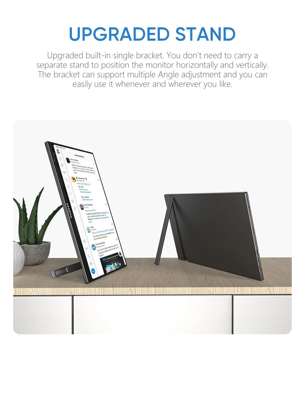 15.6-Inch Portable Touchscreen Monitor – 10-Point Full HD IPS