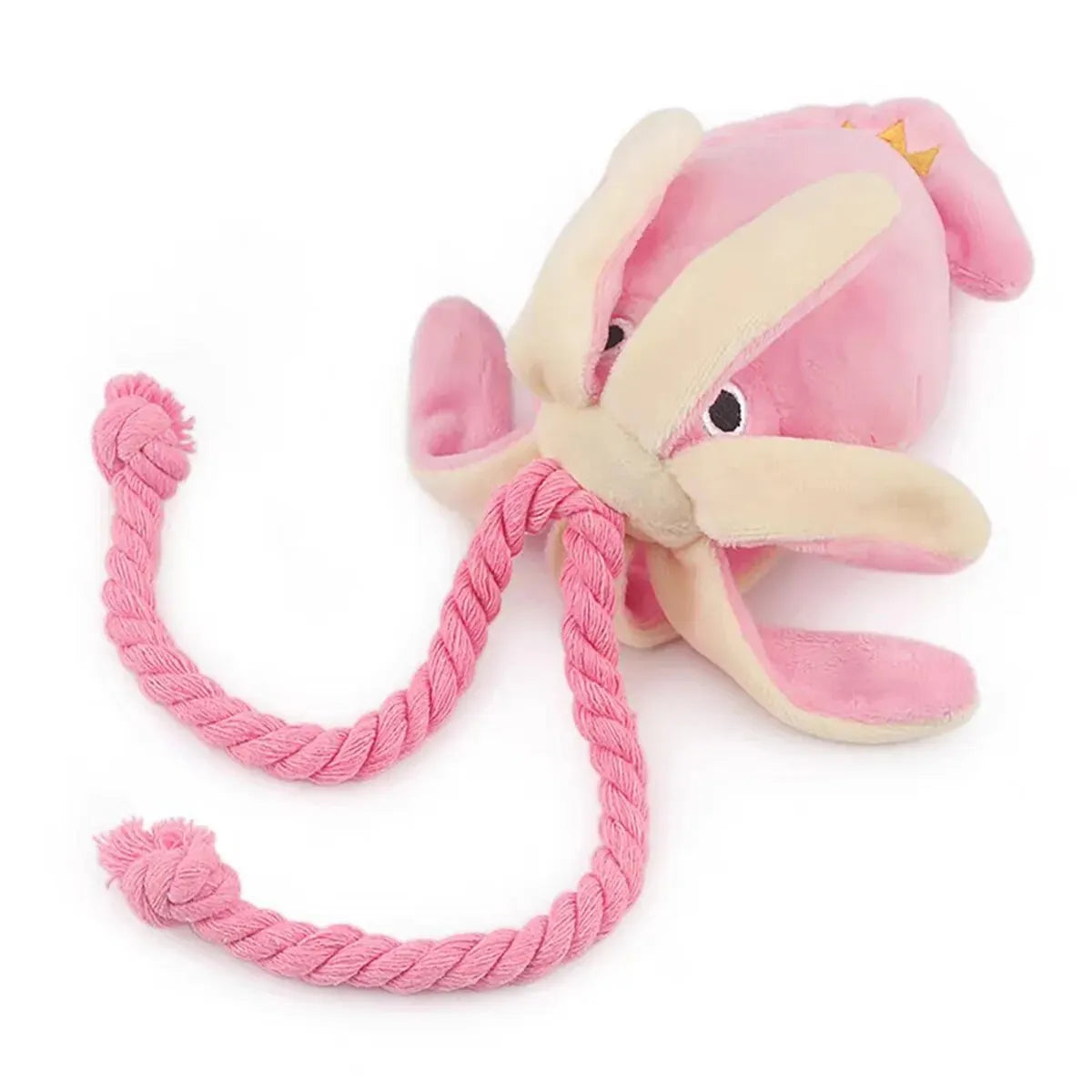 Octopus Plush Rope Toy — Interactive & Bite-Resistant