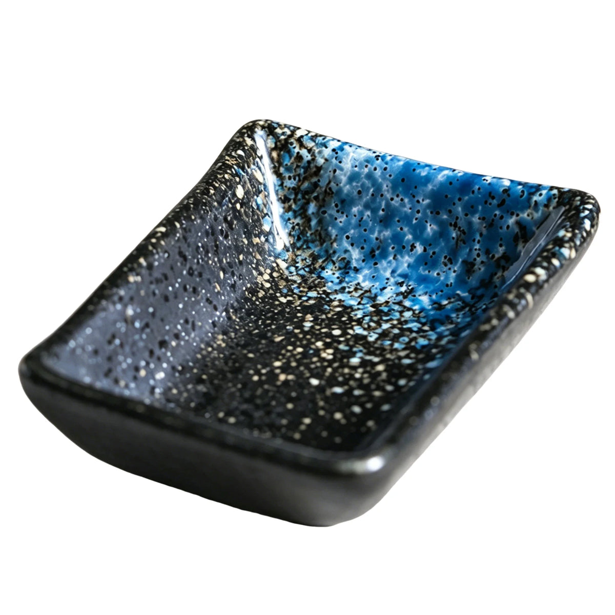 Ceramic Soy Sauce Dish – Japanese-Style Rectangular Bowl