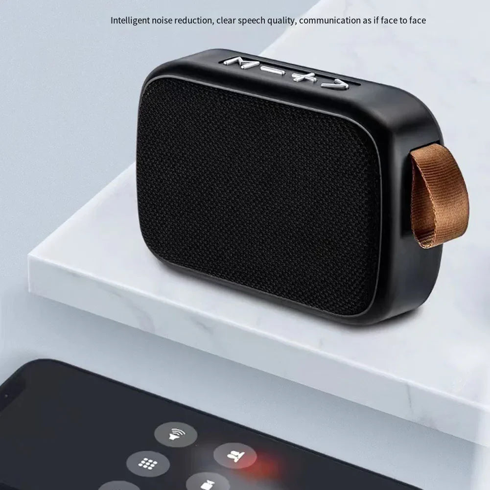 Big Sound. Small Package. — Portable Bluetooth 5.0 Mini Fabric Speaker | 3D Stereo HiFi, TF Card, FM Radio, Rechargeable, 5 Colors