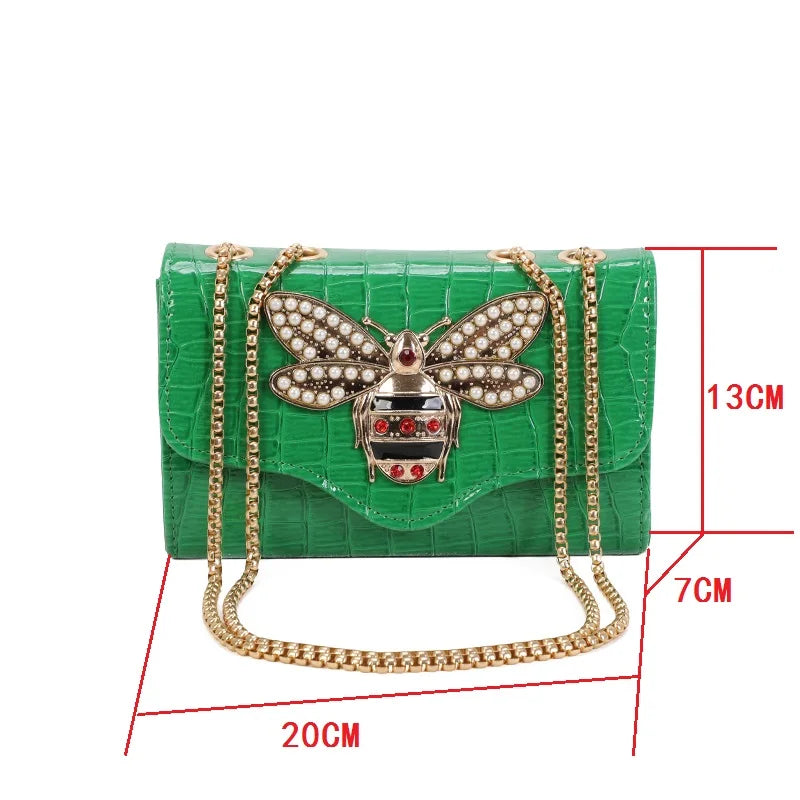 Korean Luxury PU Rectangle Clutch Bag – Small Shoulder Crossbody Day Purse for Women 2026
