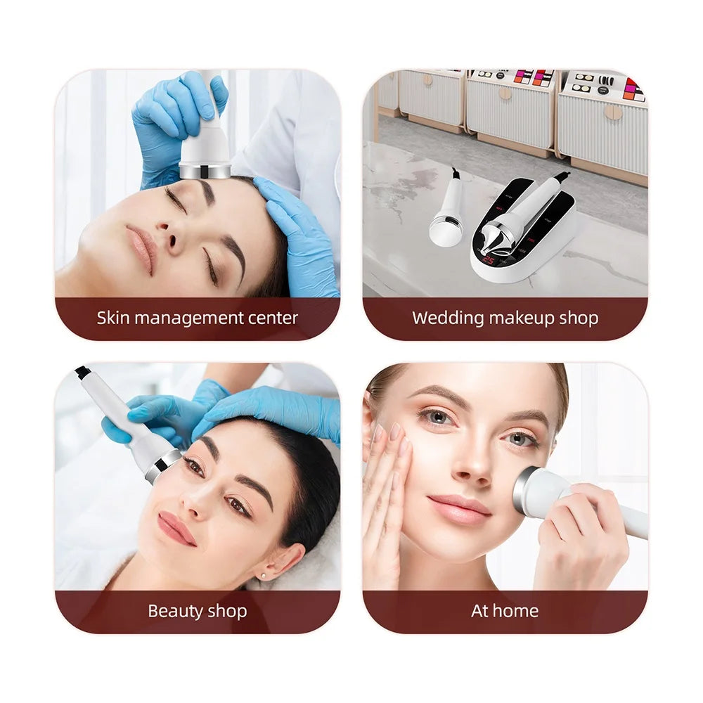 1MHz Ultrasonic Facial Beauty Machine – Lifting, Anti-Aging, Skin Tightening & Eye Care SPA Device
