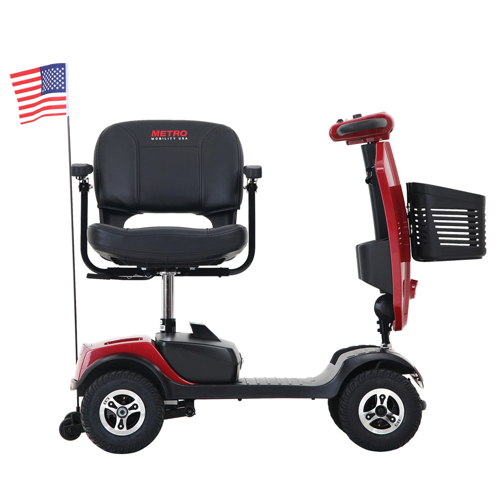 4-Wheel Mobility Scooter with Windshield – 300W, 10-Mile Range