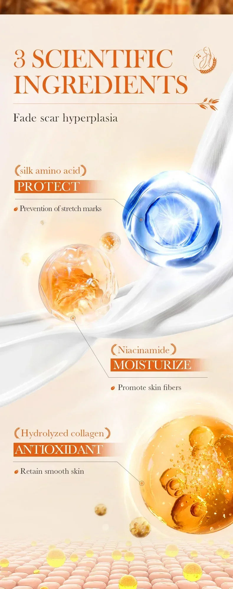 Stretch Marks Permanent Removal Cream — Repair, Firming & Skin Elasticity Body Cream 40g
