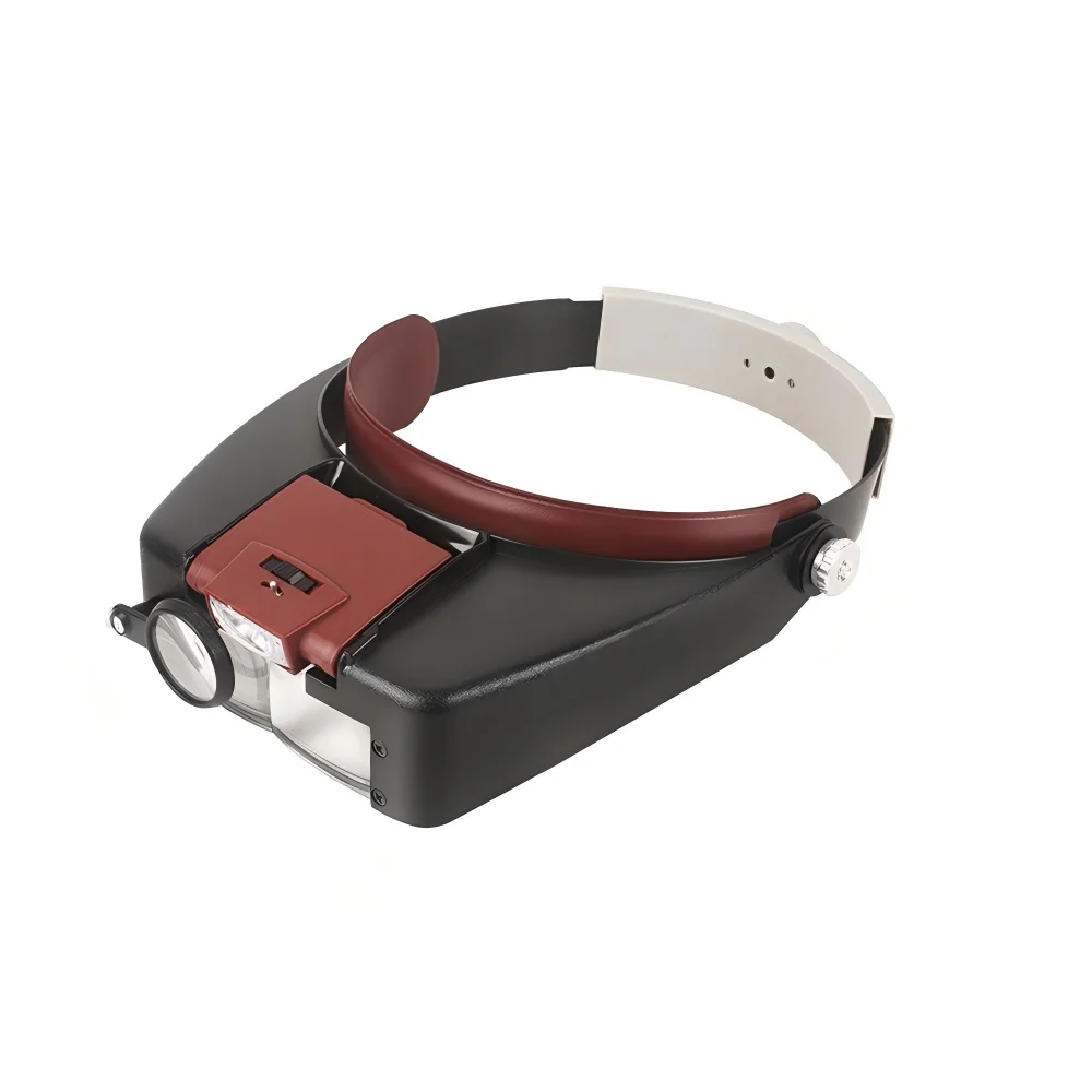 10X LED Magnifying Headband Glasses — Illuminated Loupe for Jewelry, Repair & Close-Up Work