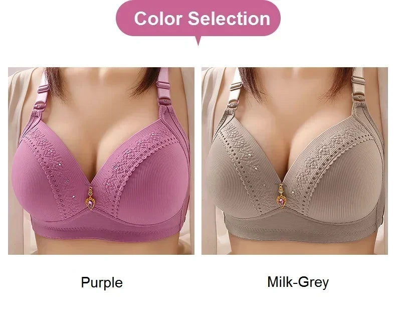 Full Cup No-Wire Lifting Bra — All-Day Comfort & Support for Large Sizes