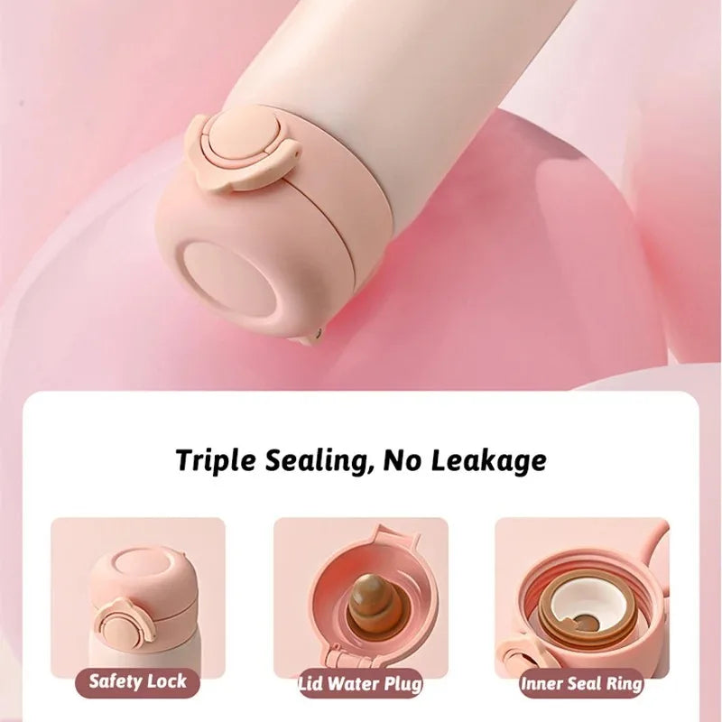 500ml 6-Layer Vacuum Thermos Tumbler – One-Touch Lid, 316 SS, Triple Seal Leakproof, Curved Spout, Soft-Touch Matte, 6 Colors