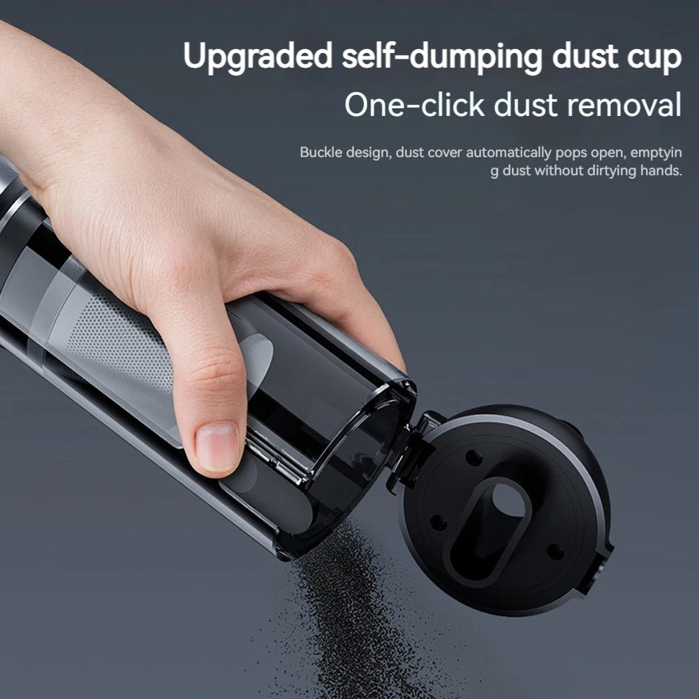 Handheld Car Vacuum – 17kPa Cordless Brushless Cleaner