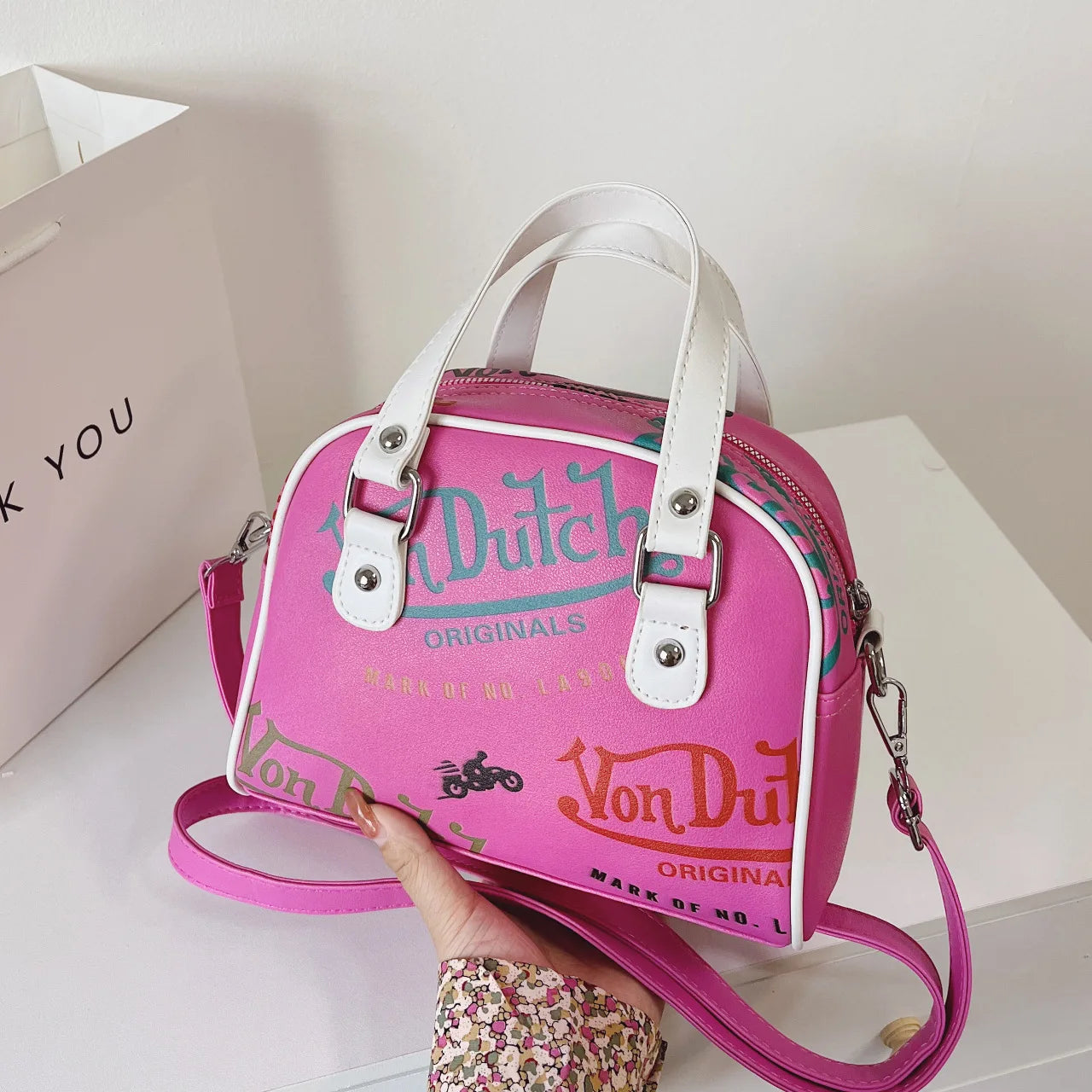 Large Capacity Retro Crossbody Bag – Versatile Women's Shoulder Bag & Handbag