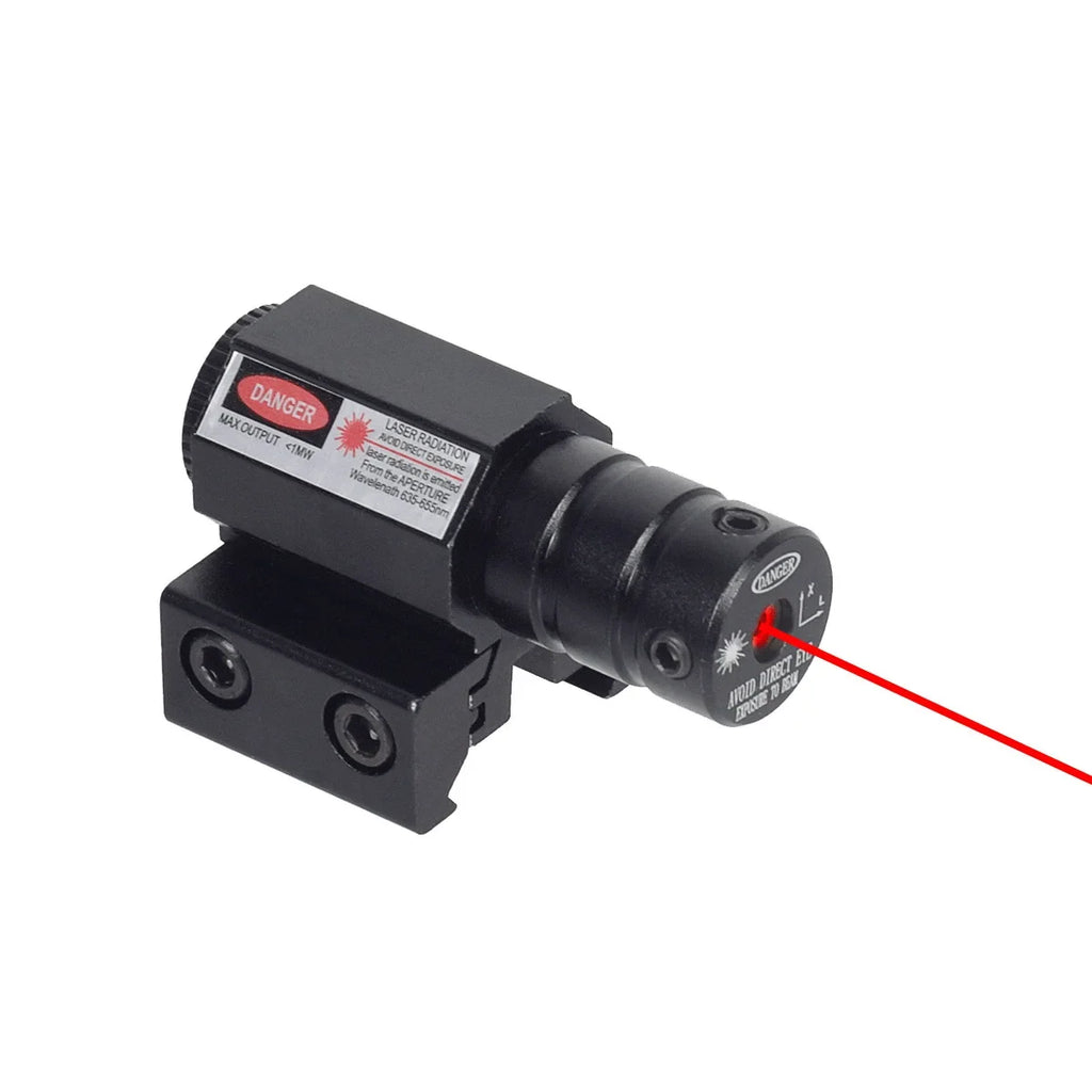 Mini Red Dot Laser Sight – Adjustable 635-655nm with 11mm/20mm Rail Mount