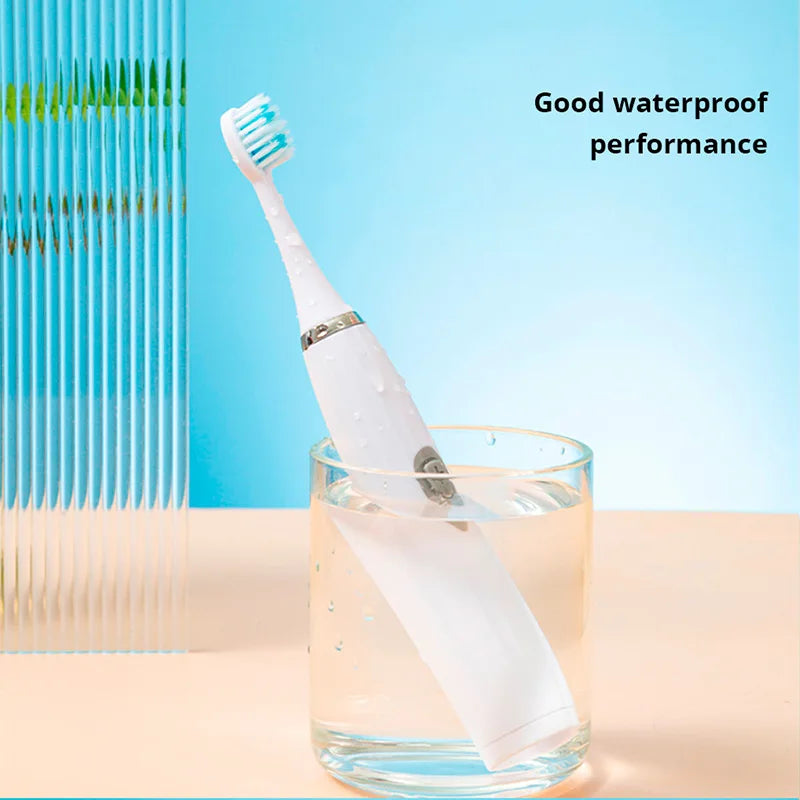 Tongwode Sonic Electric Toothbrush for Adults – Soft Bristle, IPX6 Waterproof, 3 Brush Heads