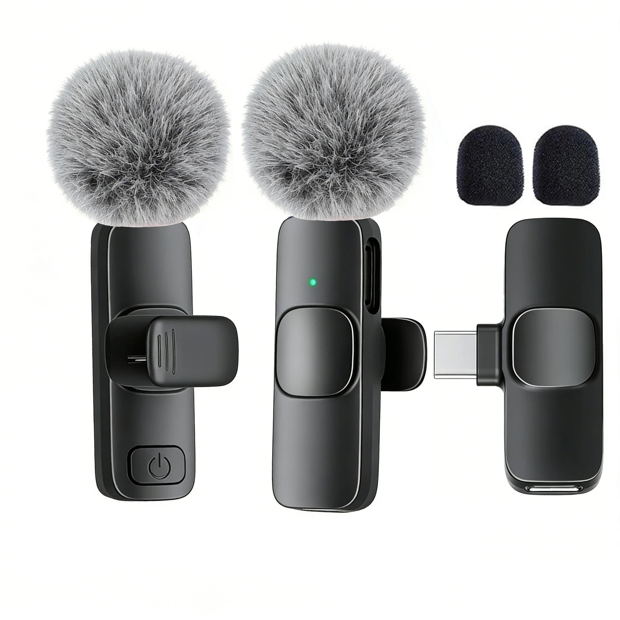 Crystal Clear Audio. Zero Setup. — Wireless Lavalier Microphone | Type-C, Plug & Play, 30m Range, Noise Reduction, 360° Pickup, 4 Colors