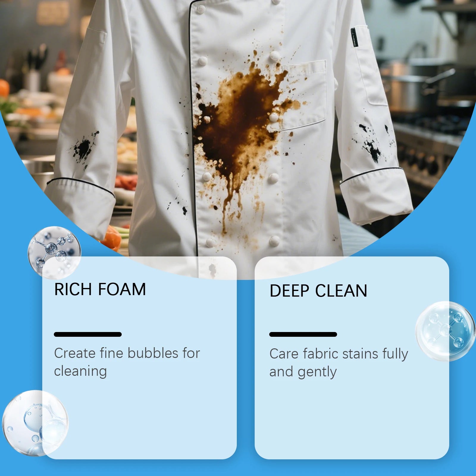 Science-Powered Clean — Biological Enzyme Laundry Powder | Strong Stain & Oil Removal, Fabric Softening, All Fabrics, Hypoallergenic