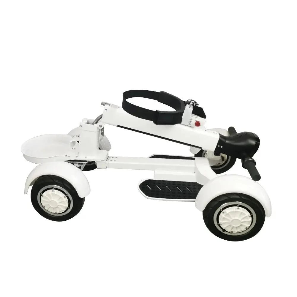 Portable Foldable Electric Golf Cart — 4-Wheel Scooter with Remote Control