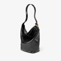 LA FESTIN Genuine Leather Bucket Bag – Designer Crossbody Shoulder Handbag for Women