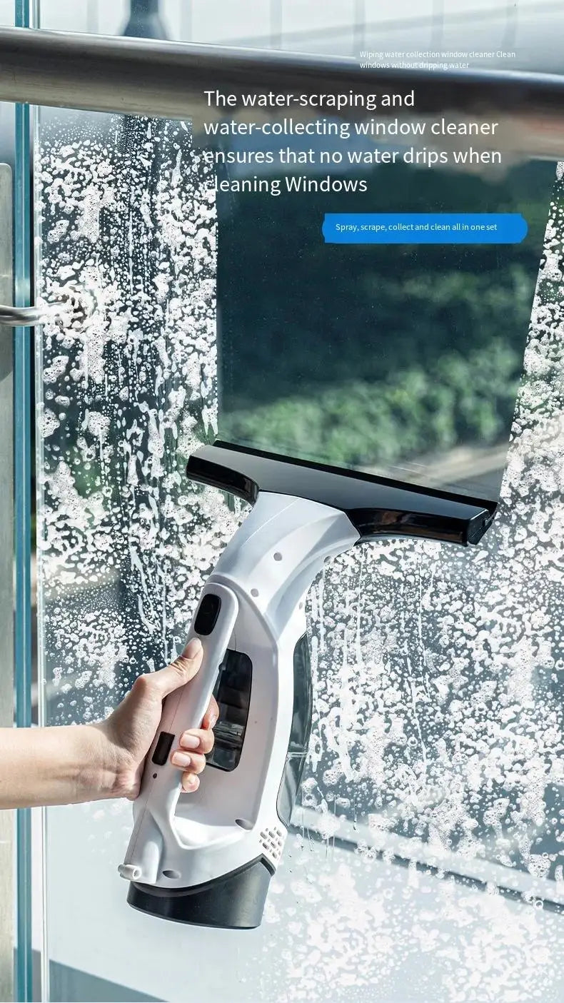 Cordless Electric Window Cleaner Machine – Rechargeable Automatic Portable Glass Cleaning Tool