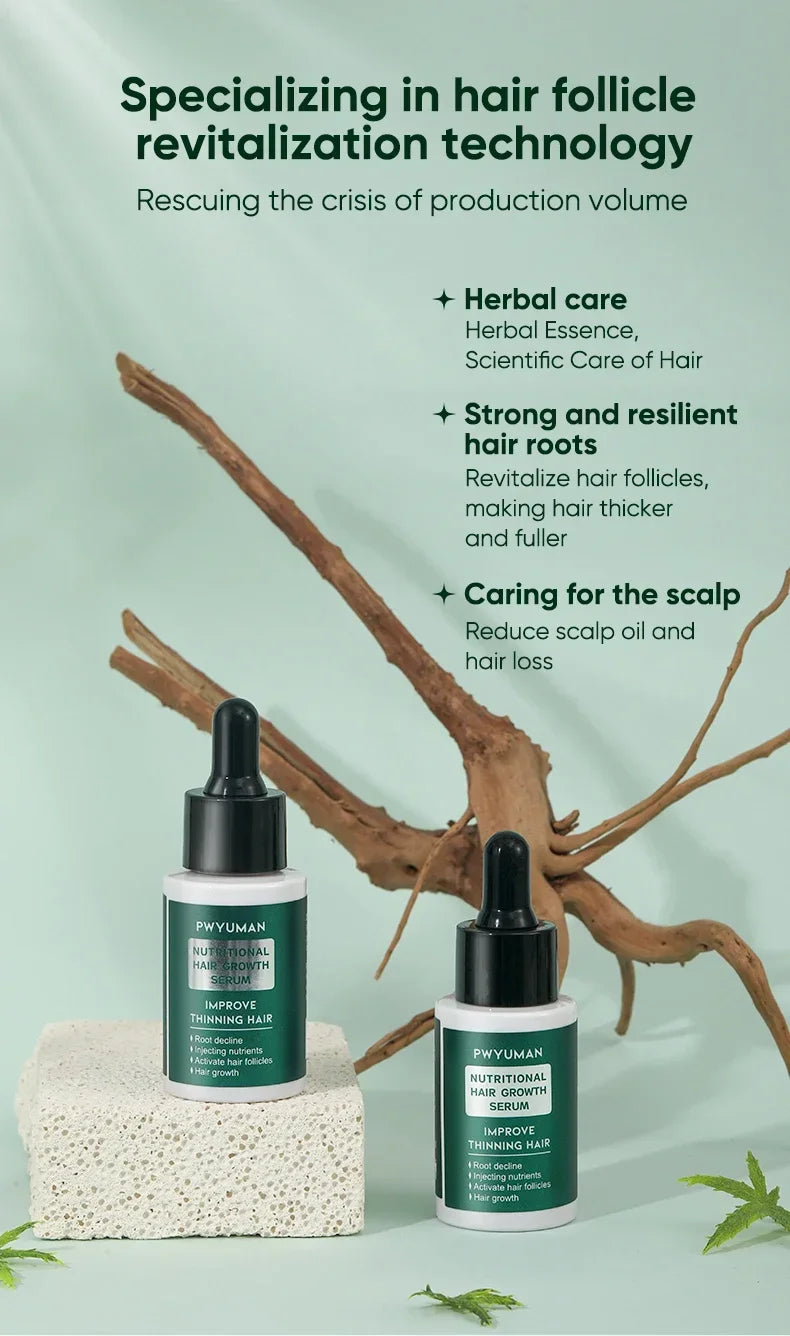 7-Day Ginger Hair Growth Serum — Fast-Acting Anti-Hair Loss & Scalp Treatment