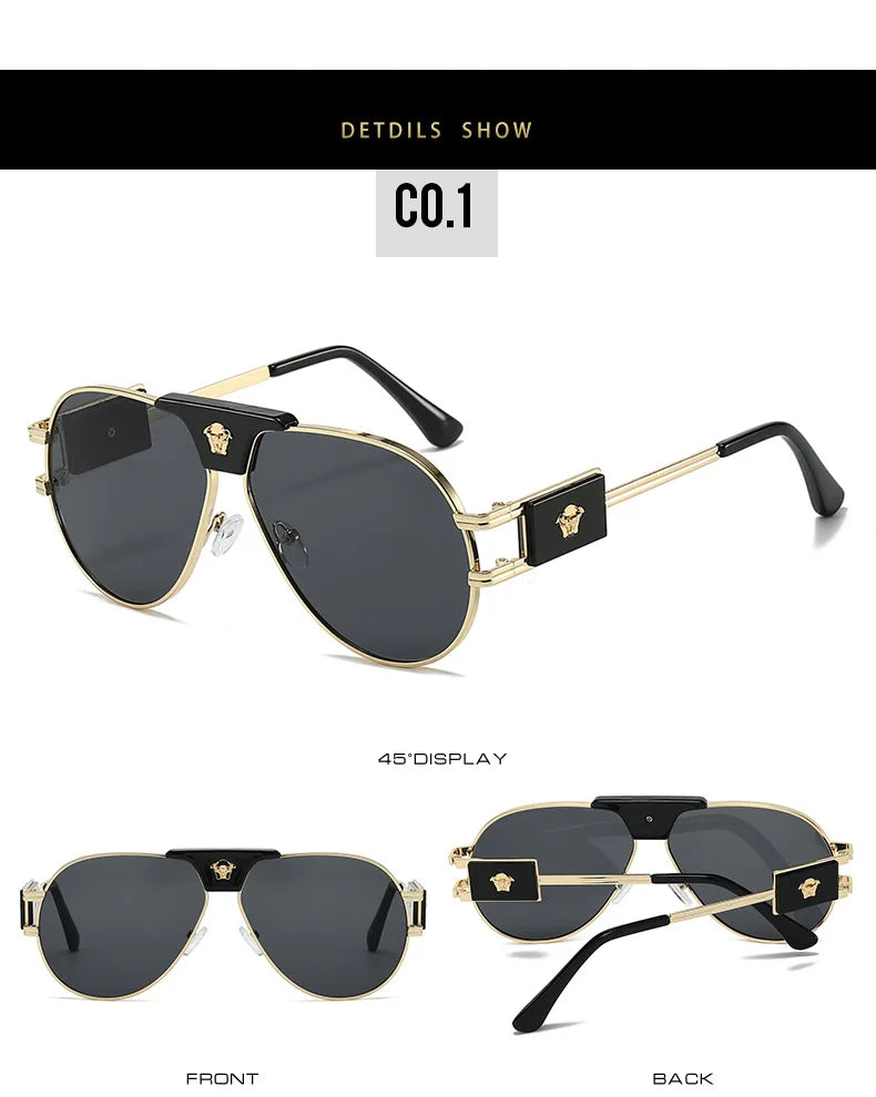 Women's Classic Aviation Pilot Sunglasses | Designer UV400 Sun Glasses