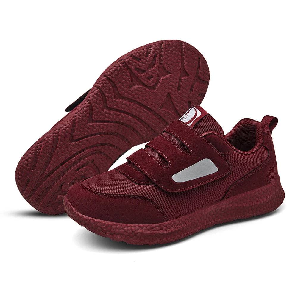 Men's & Women's Orthopedic Diabetic Sneakers – Wide Slip-On Hook & Loop Casual Shoes for Edema, Swollen Feet & Height Increasing Comfort