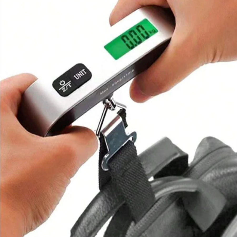 Portable Digital Luggage Scale – LCD Travel Weight Checker