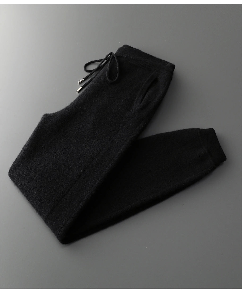 Men's 100% Merino Wool Zip Cardigan & Slim-Fit Pants Set – Warm 2-Piece Winter Suit