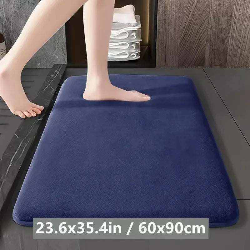 Soft. Absorbent. Non-Slip. — Coral Velvet Bathroom Mat & Door Mat | Non-Slip, Quick Dry, 10 Colors, 3 Sizes (40x60 to 60x90cm)