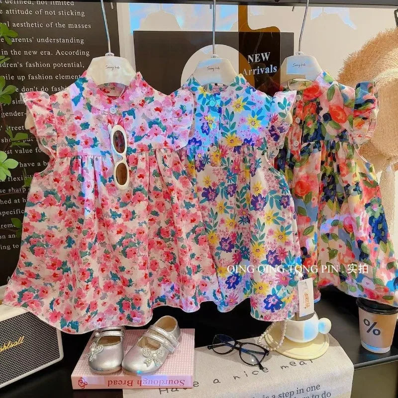 Baby Girls A-Line Beach Dress — Soft Breathable Holiday Dress (2025)