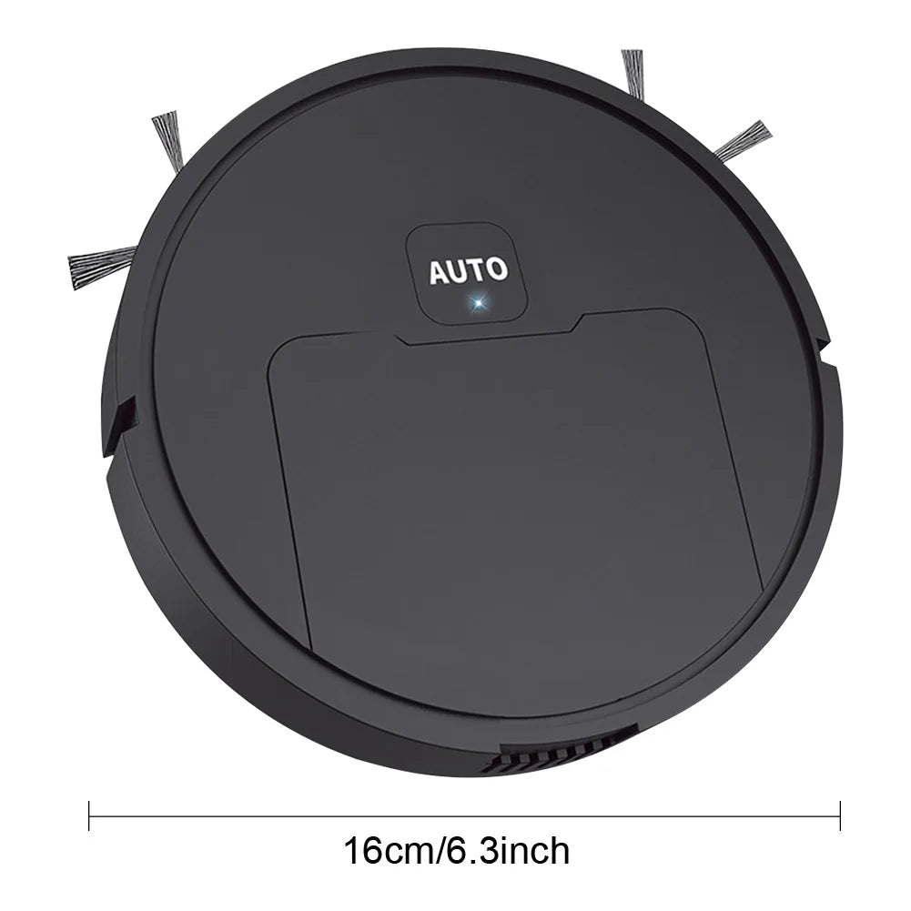 3-in-1 Smart Robot Vacuum Cleaner – Auto Sweep, Mop & Suction USB Rechargeable