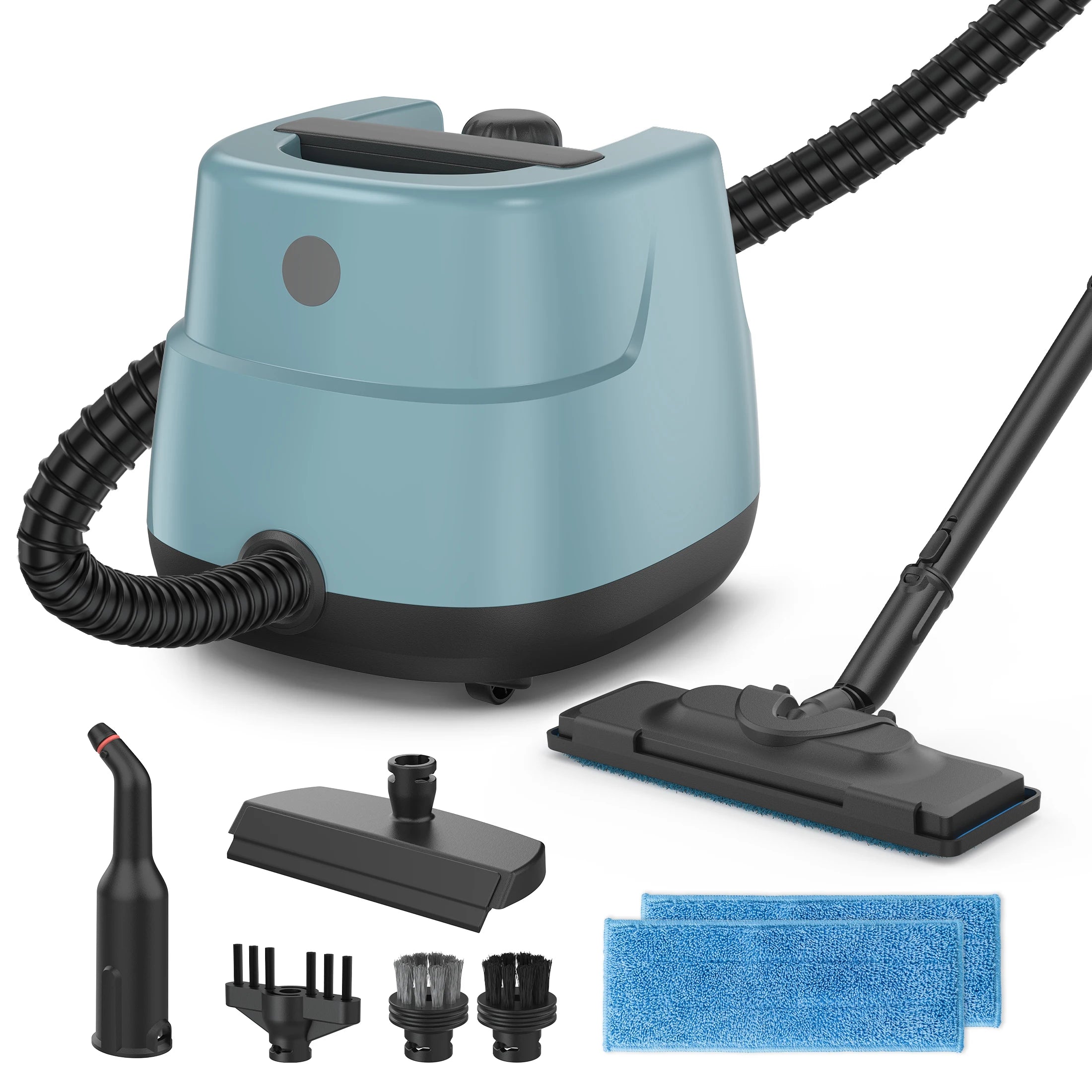Multi-Surface Handheld Steam Cleaner — 1L Tank, 16 Accessories, High-Temp Deep Cleaning for Home, Kitchen, Car & Tile