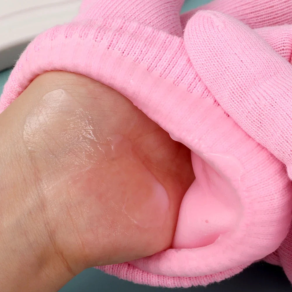 Silicone Moisturizing Hand & Foot Mask Socks – Reusable Exfoliating Gloves