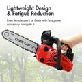 12-Inch Portable Gas Chainsaw — 1KW, 25.4CC, Lightweight for Tree & Branch Cutting