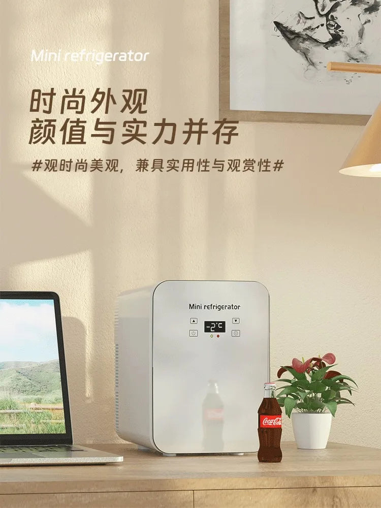 220V Portable Mini Freezer – Car & Home Refrigerator for Travel, Dorm & Office