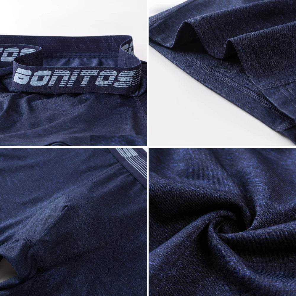 Men's Stretch Boxer Briefs, 4-Pack