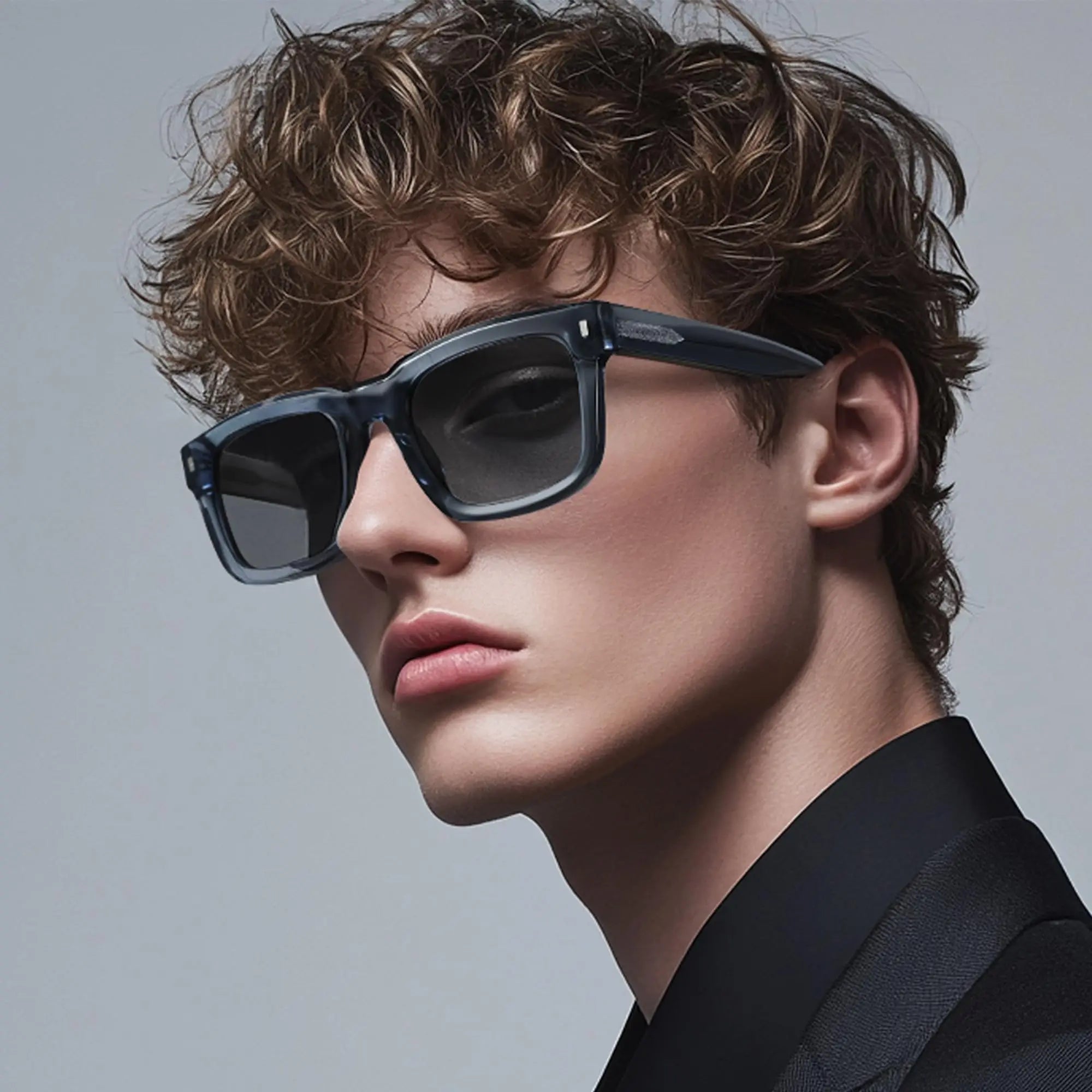 ZENOTTIC Handmade Acetate Square Polarized Sunglasses | Fashion Patchwork Shades ZS6240