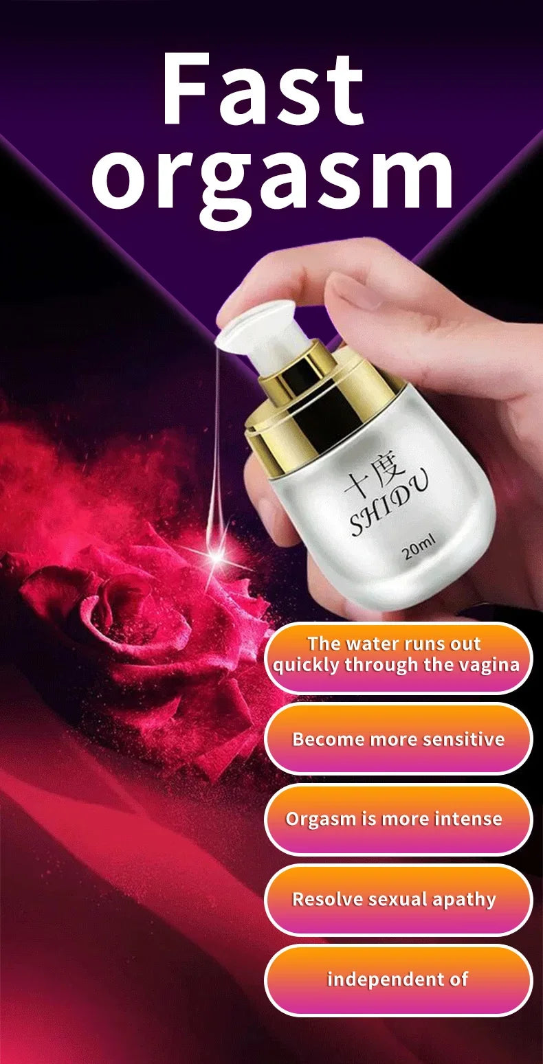 Women's Orgasm Gel Spray – Enhanced Sensation Intimacy Oil 20ml