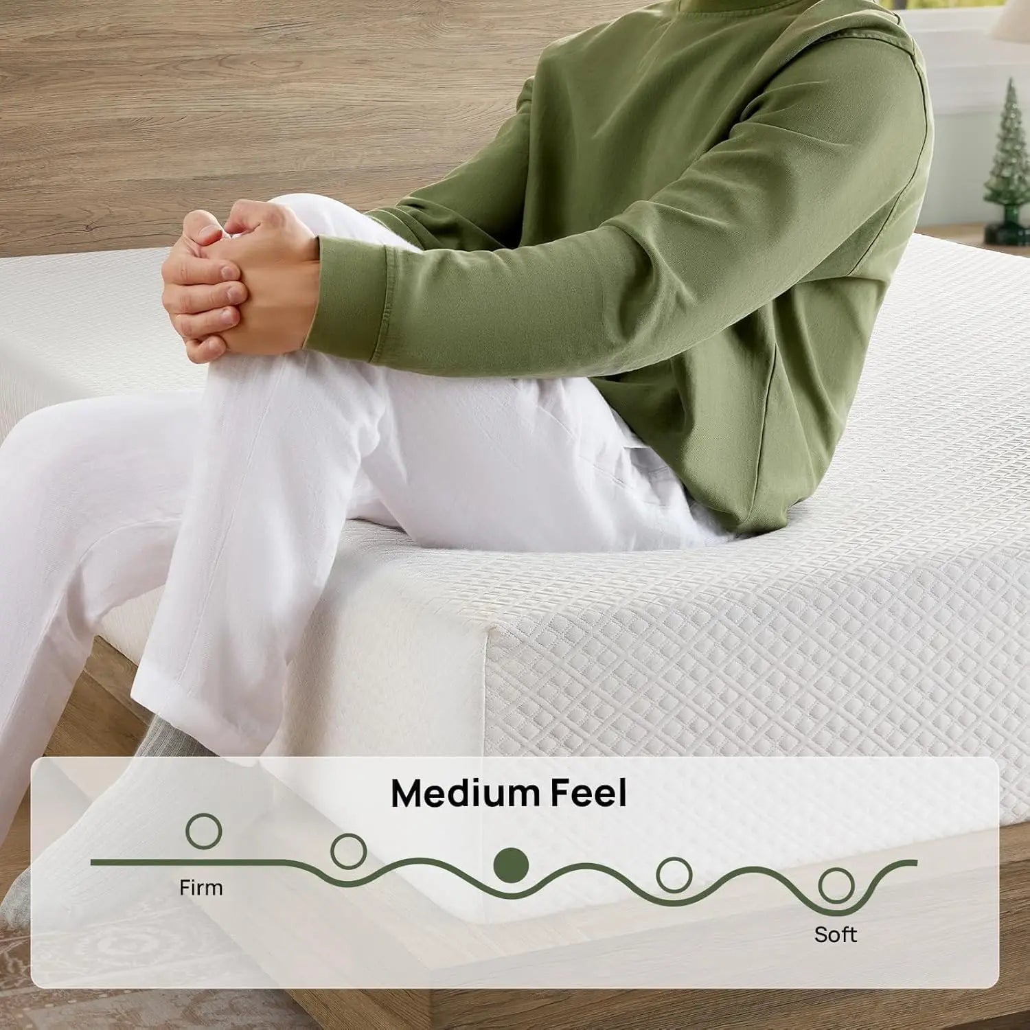 Twin Size 6 Inch Gel Memory Foam Mattress — Fiberglass-Free, Breathable, Cooler Sleep & Pressure Relief, Mattress in a Box