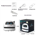 Desktop Mini Vacuum Cleaner — Rechargeable Keyboard & Desk Dust Extractor