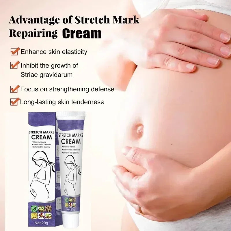 Stretch Mark Vanishing Cream — Buttock, Breast & Body Mark Repair, Firming Maternity Skin Care