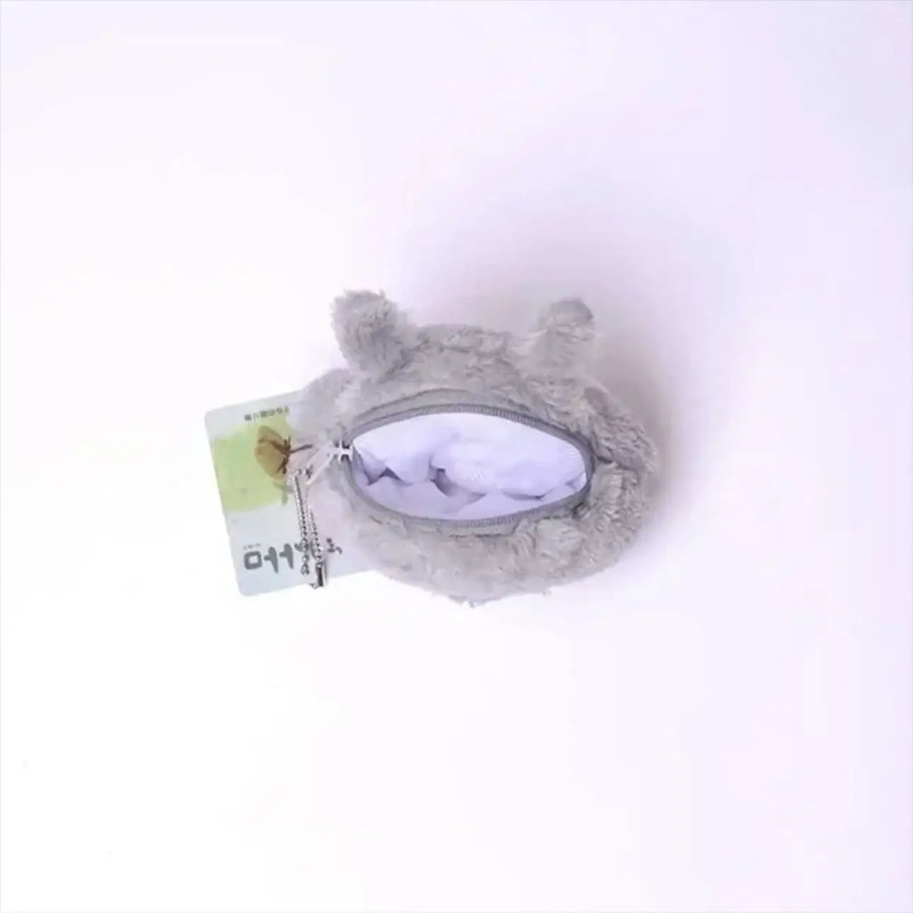 Anime Cute Cat Plush Coin Purse – Soft Zipper Wallet & Earphone Bag for Kids, Teens & Women