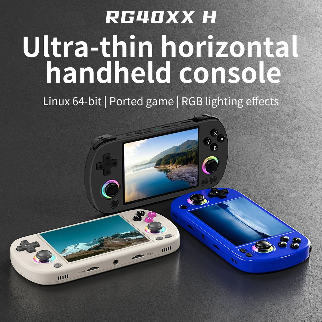 ANBERNIC RG40XX H Handheld Retro Game Console — WiFi & BT
