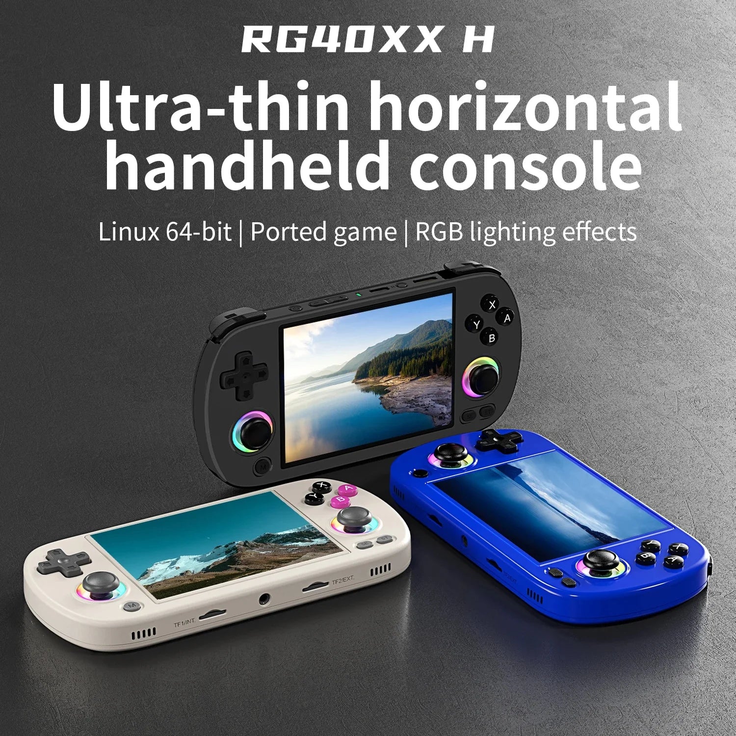 ANBERNIC RG40XX H Handheld Retro Game Console — WiFi & BT