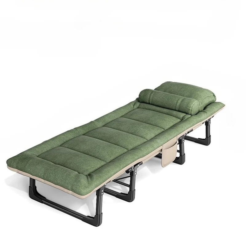 Upholstered Folding Bed with Mattress – Modern Single Lounge Sleeping Bed, Home Furniture