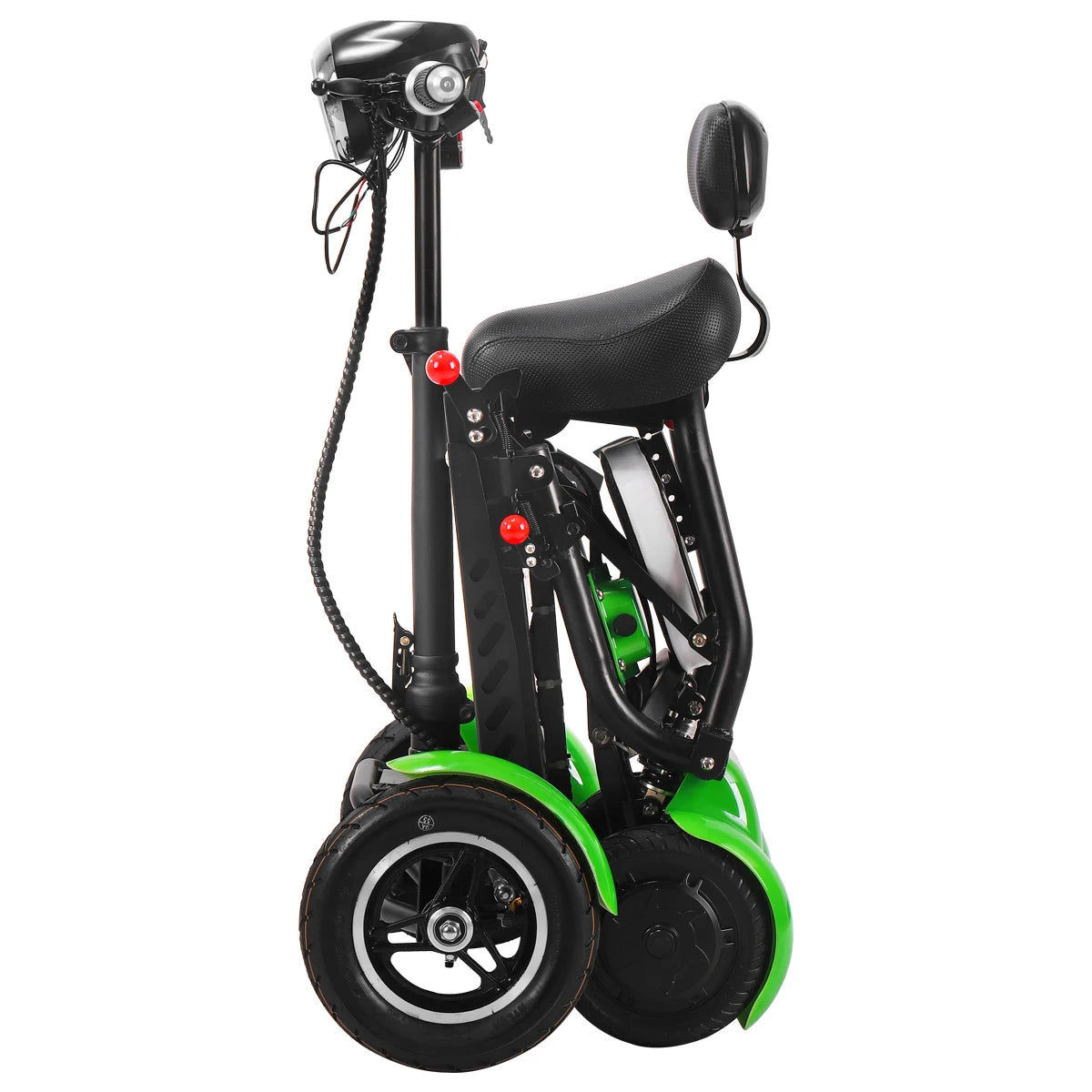 4-Wheel Mobility Scooter for Seniors, Foldable Electric Wheelchair