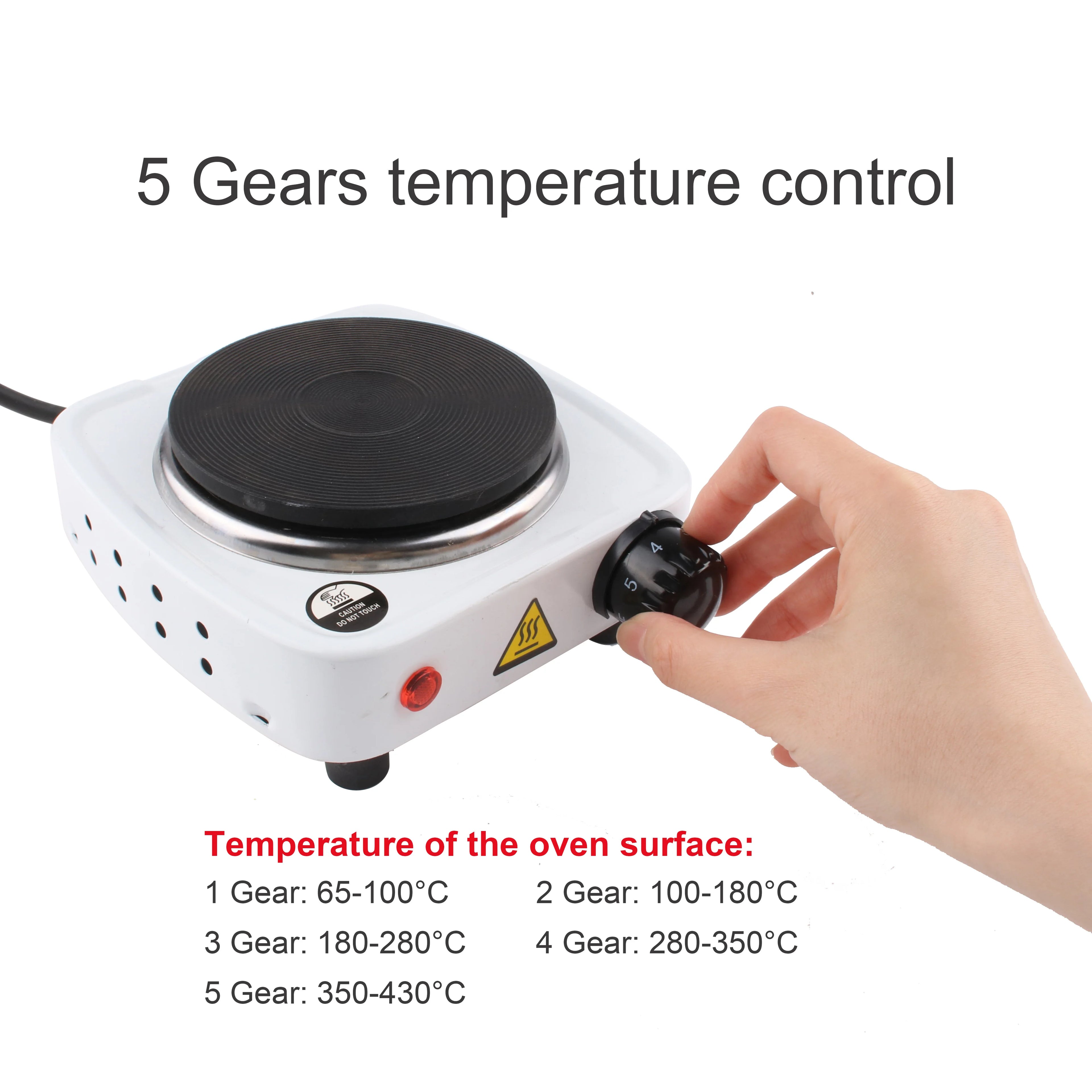 DMWD 110V Electric Hot Plate & Mini Stove – Coffee, Milk Tea & Mocha Heater, Small Furnace, US Plug